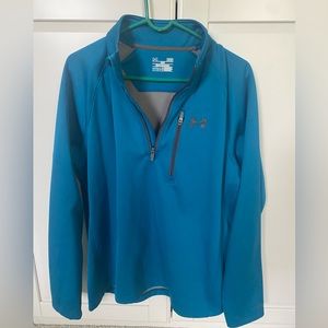 Mens Under Armour 1/4 Zip Cold Gear Large